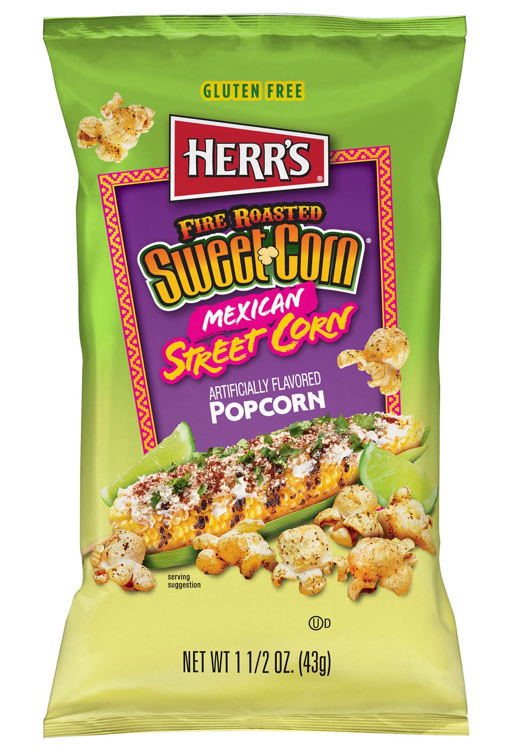 Herr's Popcorn, Fire Roasted Sweet Corn-Mexican Street Corn (1.5 oz)