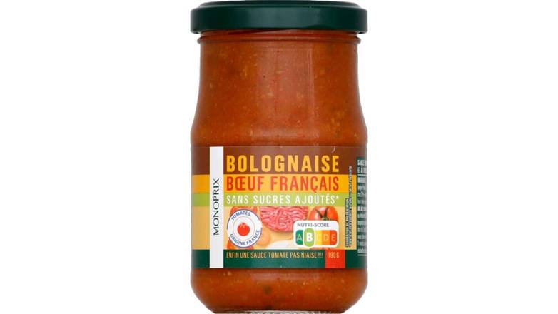 Monoprix - Sauce bolognaise