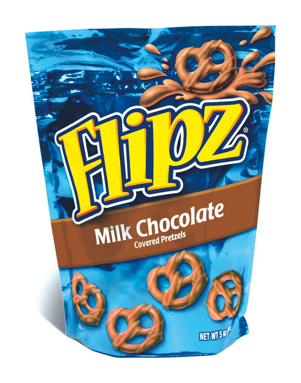 Flipz Milk Chocolate Covered Pretzels 5 Oz