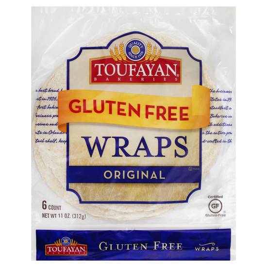 Toufayan Gluten Free Original Wraps