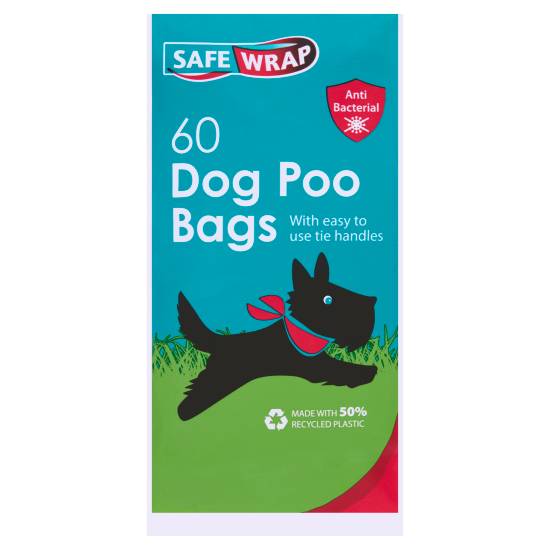 Safe Wrap 60 Dog Poo Bags