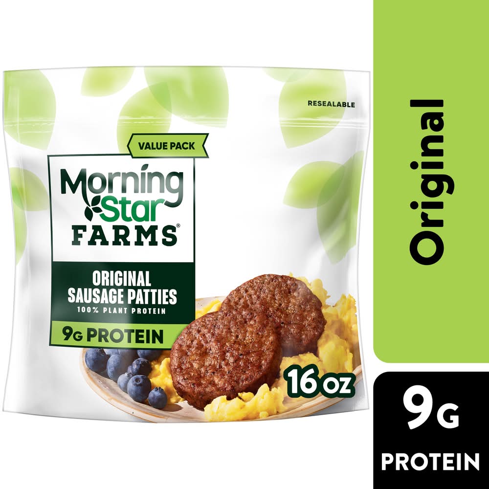 MorningStar Farms Original Vegan Sausage Patties (16 oz)