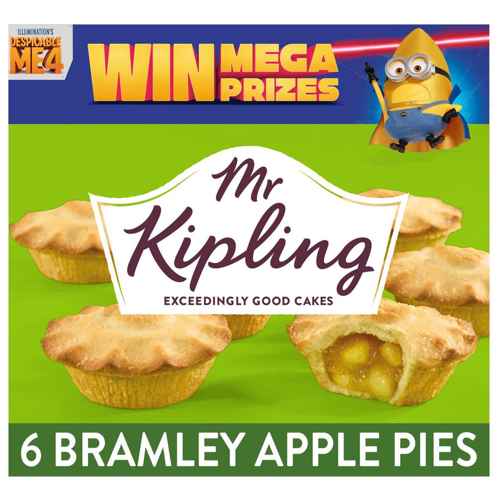 Mr Kipling Bramley Apple Pies 6 Pack