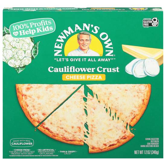 Newman's Own Cauliflower Crust Cheese Pizza