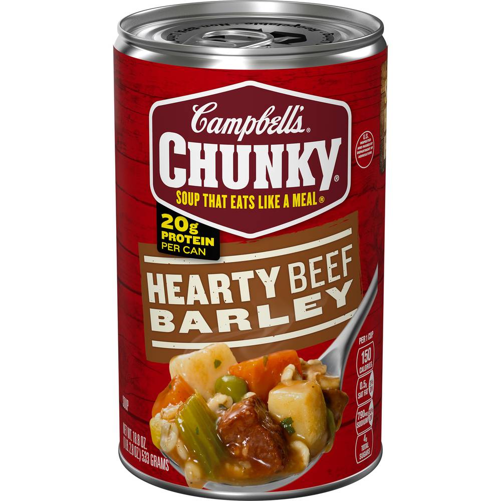 Campbell's Chunky Hearty Beef Barley Soup (18.8 oz)