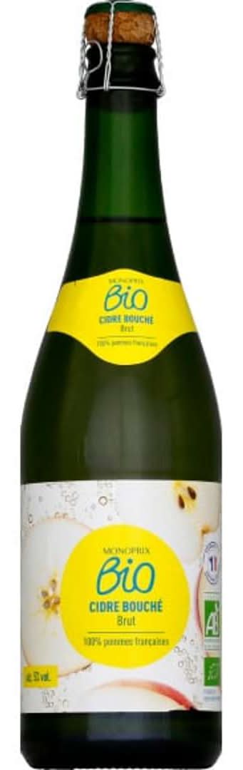 Monoprix Bio - Cidre bouché brut (750ml)