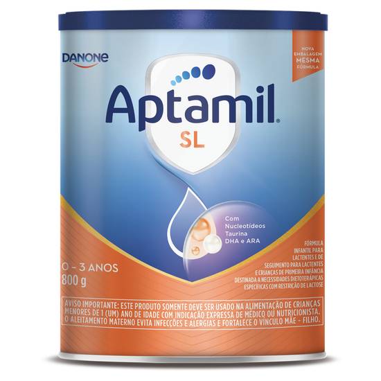 Aptamil fórmula infantil sem lactose proexpert sl (800 g)