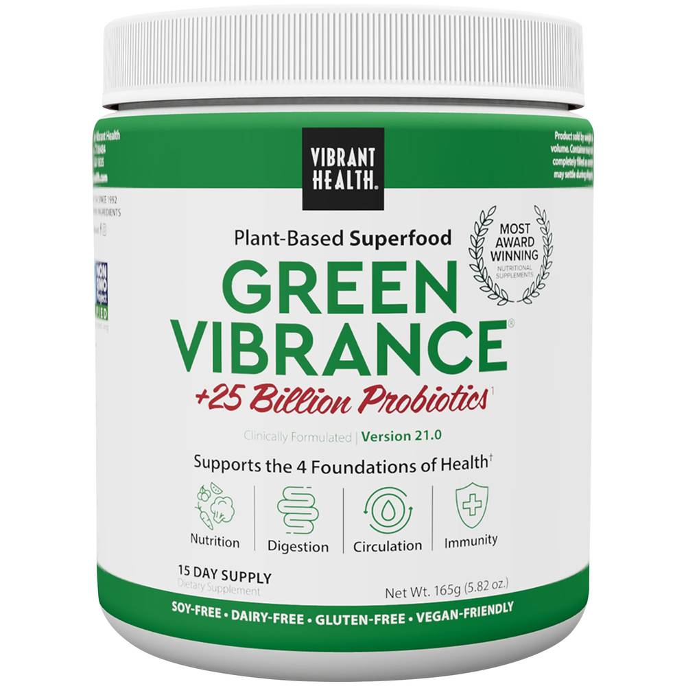 Vibrant Health Green Vibrance Plant Based Superfood