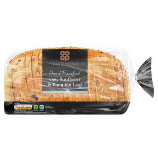 Co-op Irresistible Hand Finished Oat, Sunflower & Pumpkin Loaf 800g