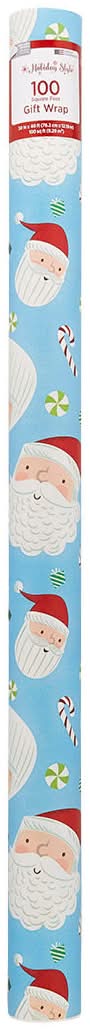 Holiday Style Whimsical Long Christmas Gift Wrapping Paper, 100 sq ft