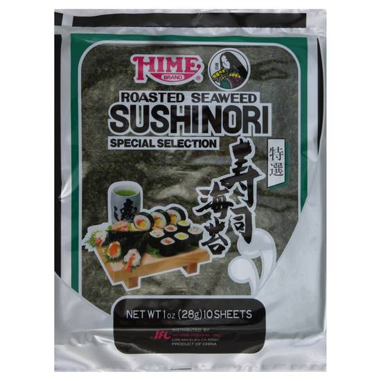 Hime Sushi Nori Roasted Seaweed (10 ct)