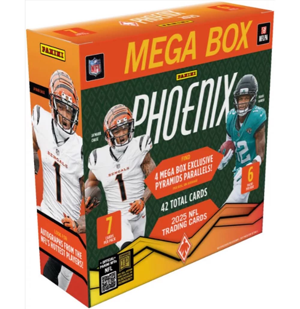 Panini Football 2025 Phoenix Mega Box Trading Cards