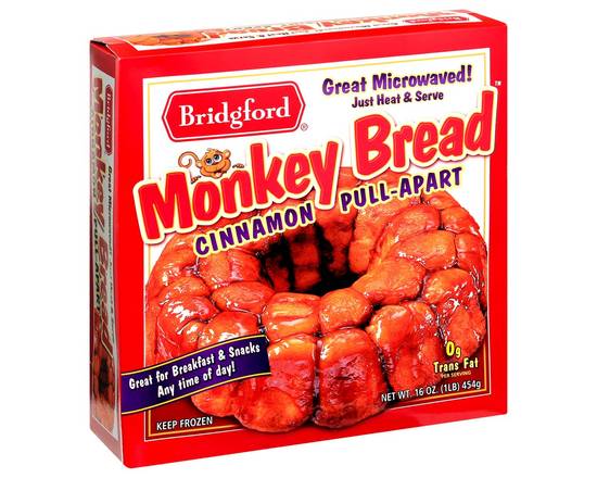 Bridgford · Cinnamon Pull-Apart Monkey Frozen Bread (16 oz)