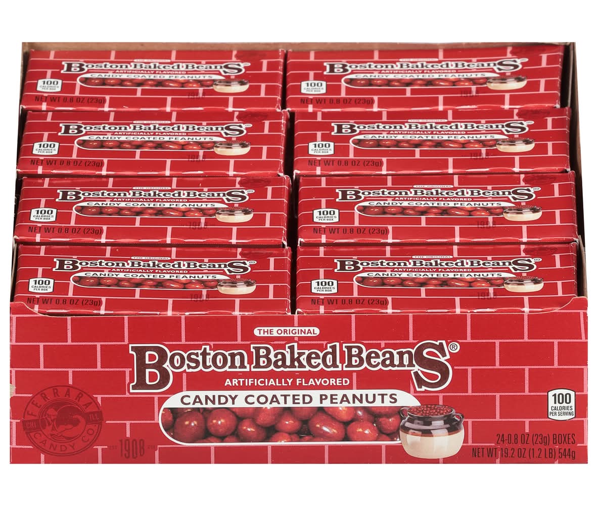 Boston Baked Beans The Original Candy Coated Peanuts (24 x 0.8 oz)