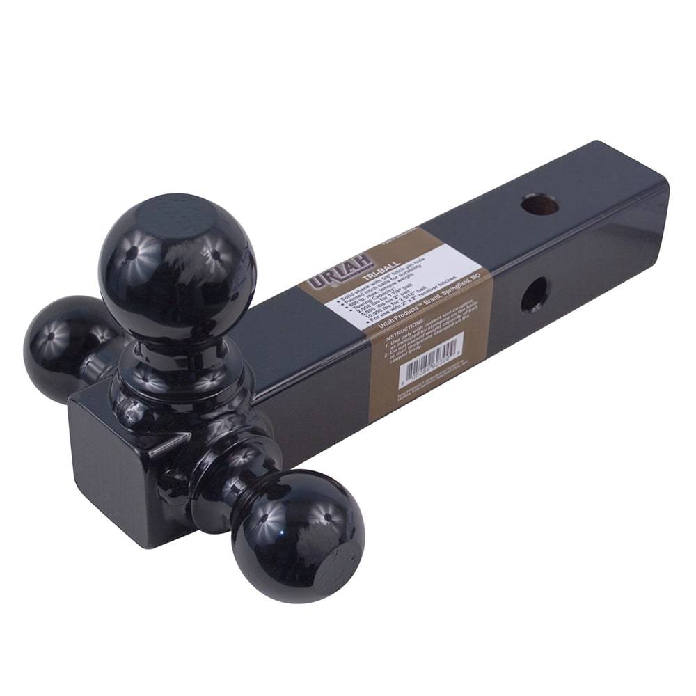 Uriah Products Class III Trailer Hitch Ball Mount with 1-7/8-in, 2-in, and 2-5/16-in Balls - Black Finish | UT620300