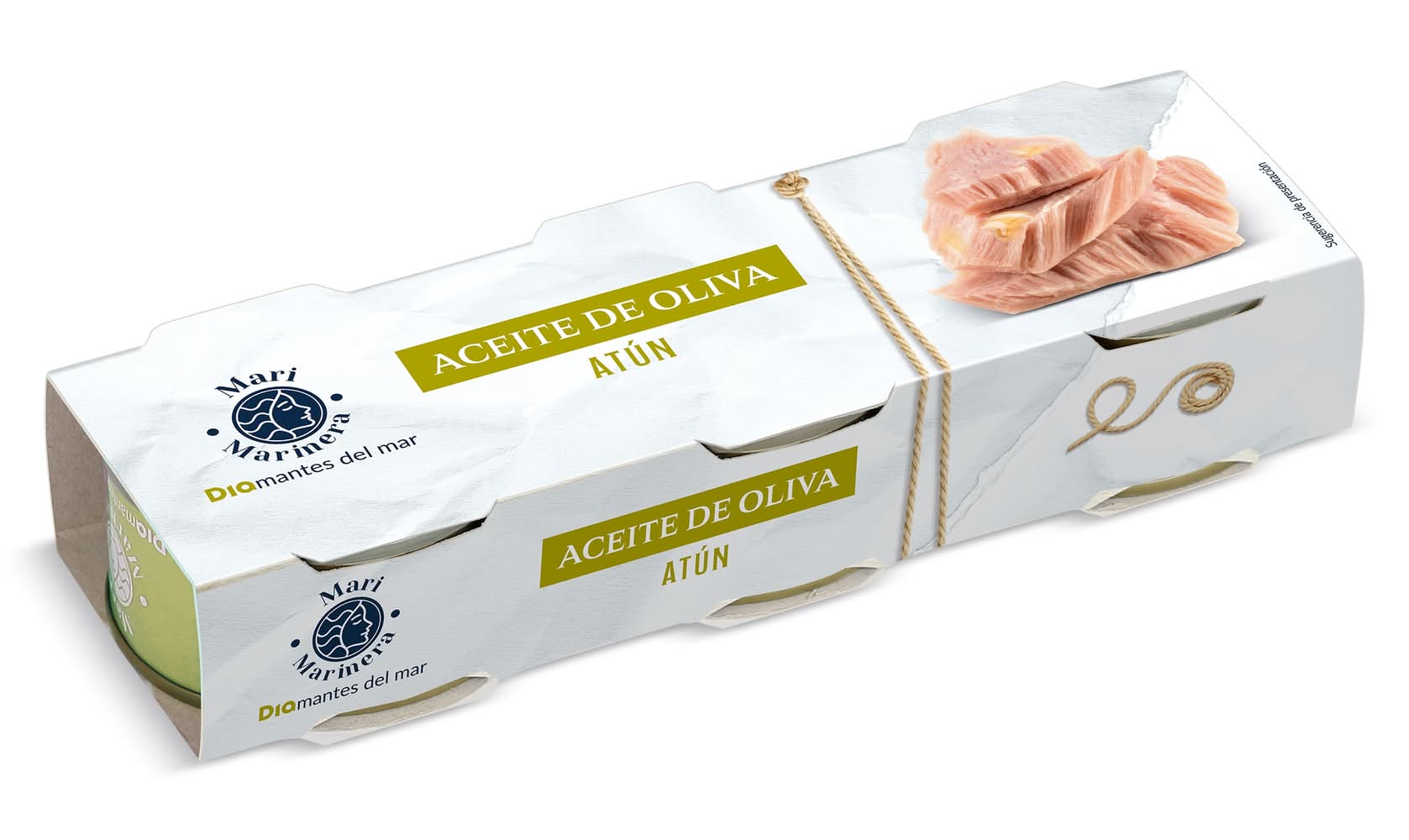 Atún En Aceite De Oliva Mari Marinera De Dia Lata 3 X 52 G