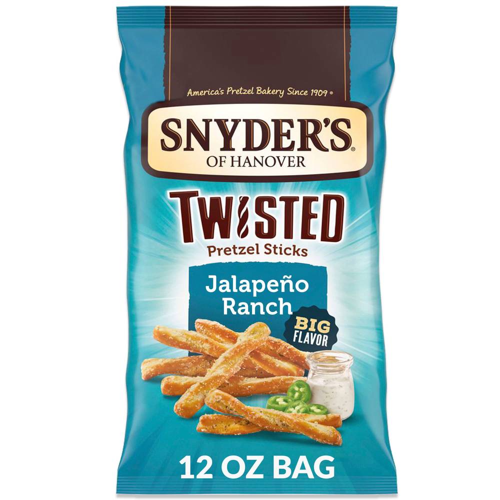 Snyder's of Hanover Jalapeno Ranch Twisted Pretzel Sticks (12 oz)