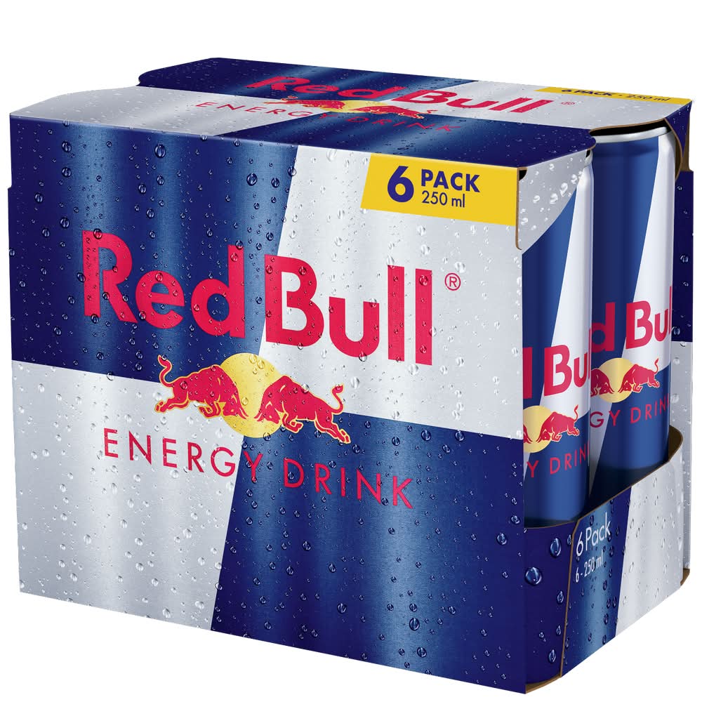 Red Bull - Boisson énergisante (6 x 250ml)