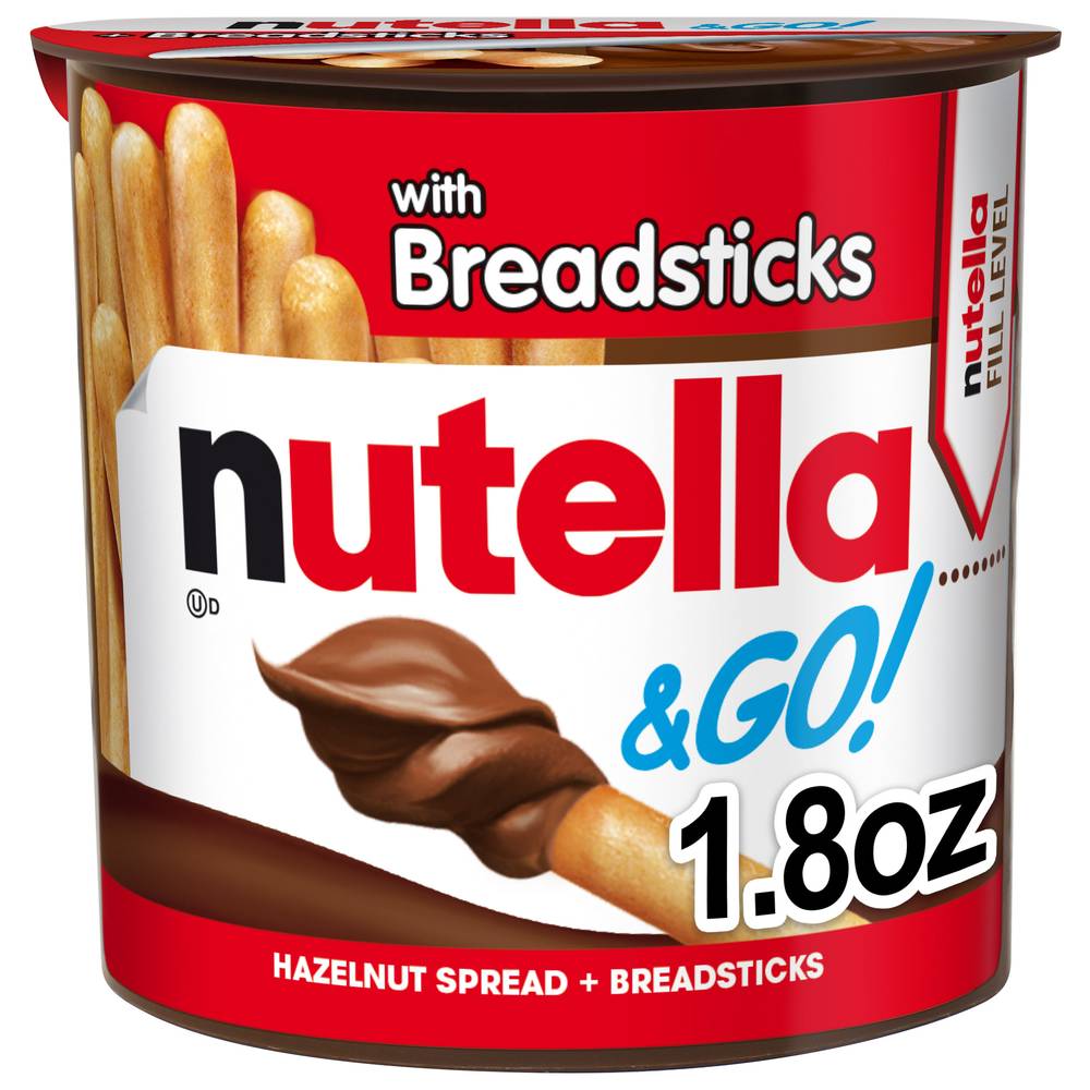 Nutella & Go Hazelnut Spread + Breadsticks (1.8 oz)