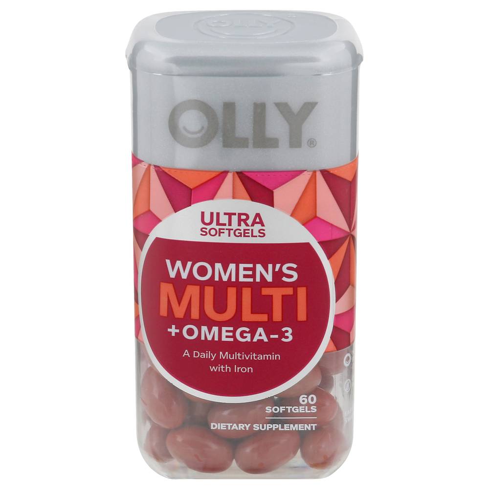 Olly Ultra Softgels Women's Multi + Omega-3 (4.8 oz)