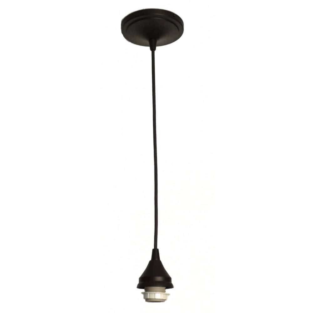 Style Selections Bronze Transitional Cylinder Mini Hanging Pendant Light | CPM-13FBZ