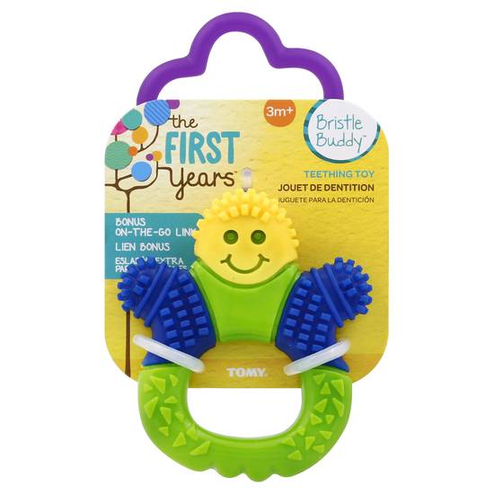 The First Years Bristle Buddy 3 Months Teething Toy (1 toy)