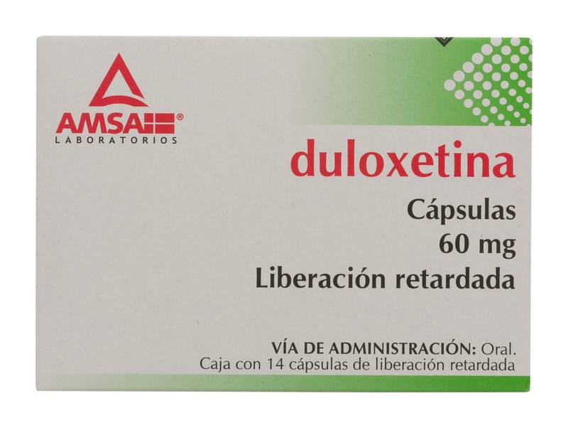 AMSA · Duloxetina cápsulas 60 mg (14 un)