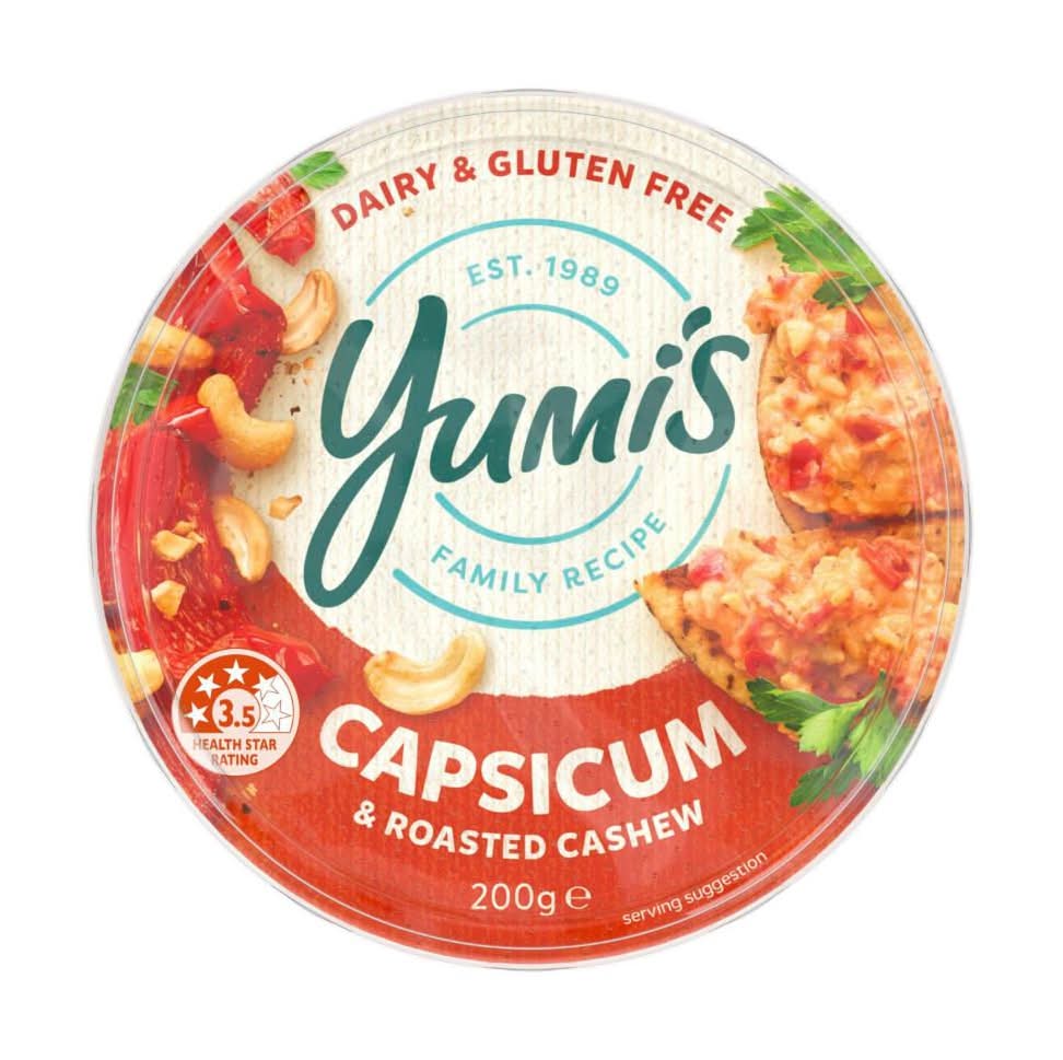Yumi's Roasted Capsicum & Cashew Dip (200g)