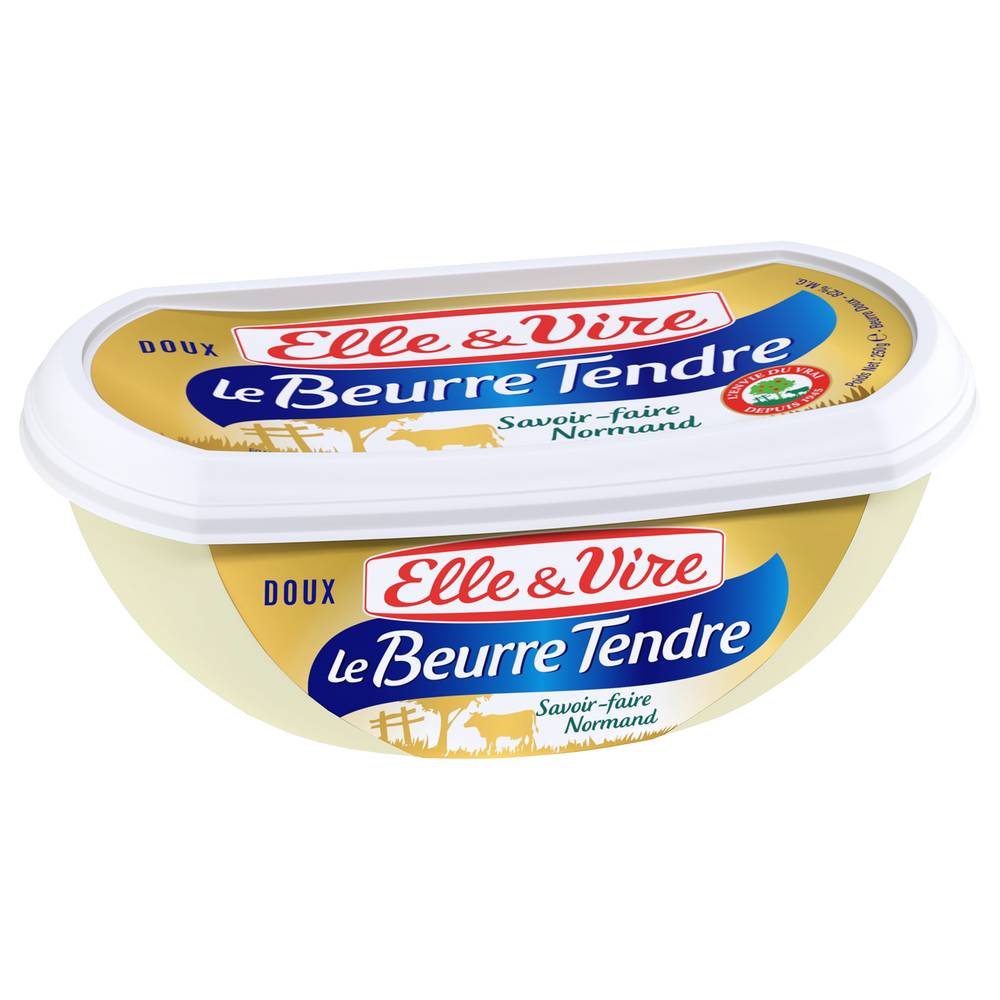 Elle & Vire - Beurre tendre doux (250g)