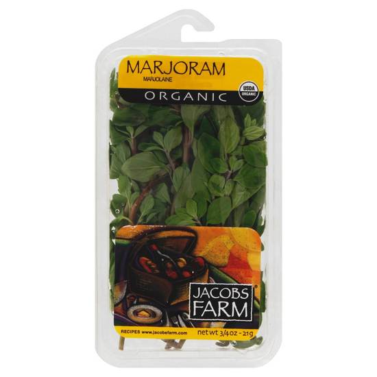 Organic Marjoram Herb Jacobs Farm 0.75 oz