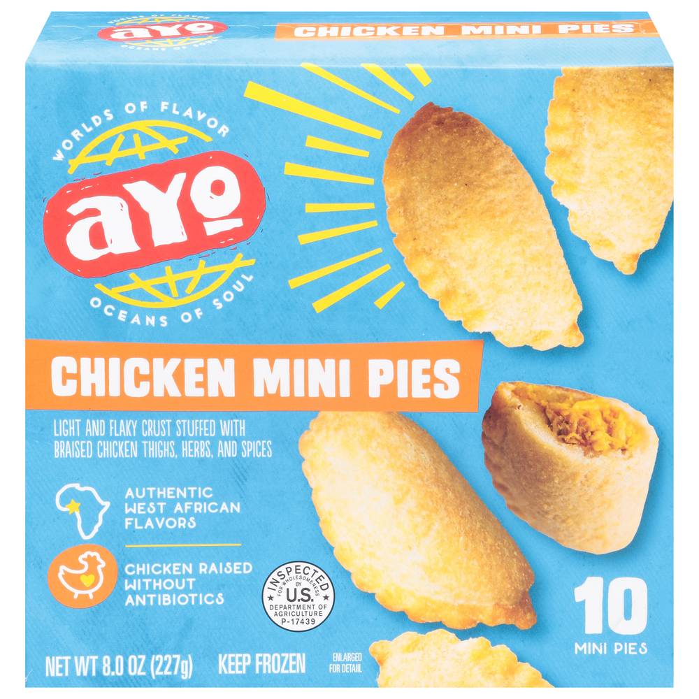 Ayo Mini Pies, Chicken (8 oz, 10 ct)