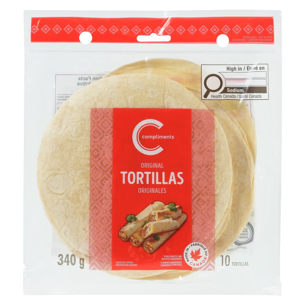 Compliments tortillas originales - original tortillas (10 unités)