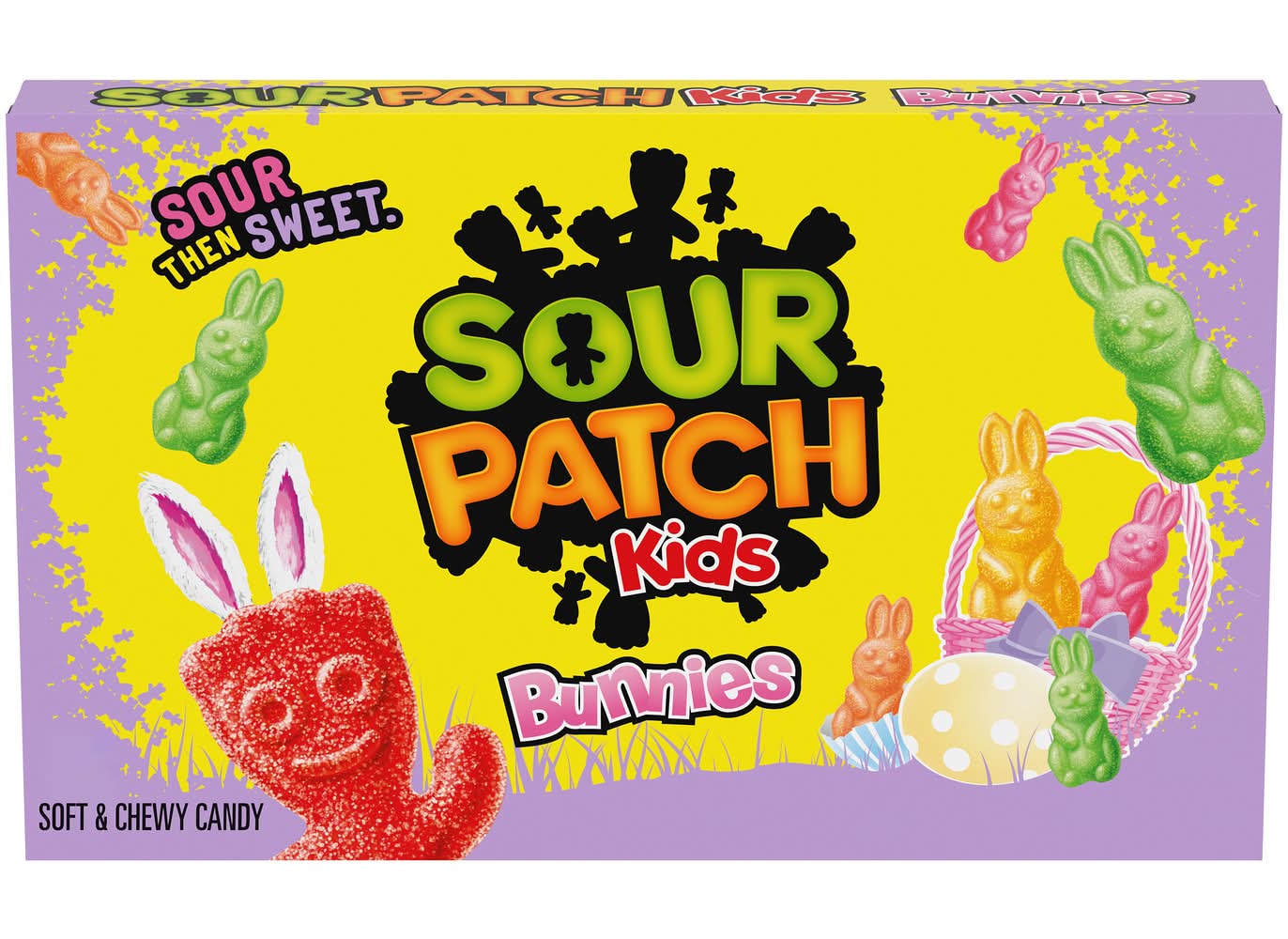 Sour Patch Kids Sour Bunnies Soft & Chewy Assorted Candy (3.1 oz)