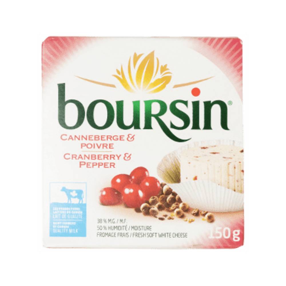 Boursin Cranberry & Pepper Cheese (150 g)