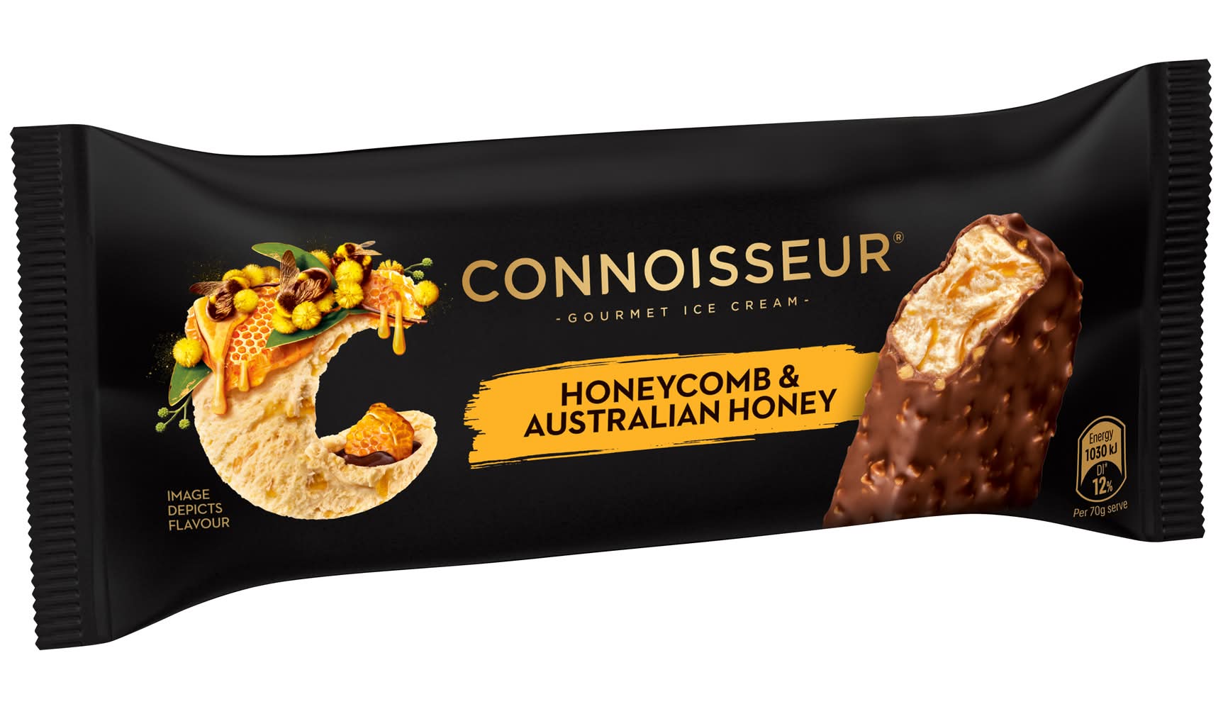 Connoisseur Gourmet Ice Cream, Honeycomb & Australian Honey (90mL)