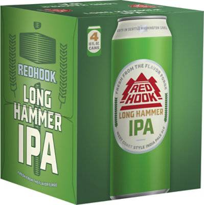 Redhook Long Hammer Ipa Cans - 4-16 Fl. Oz.