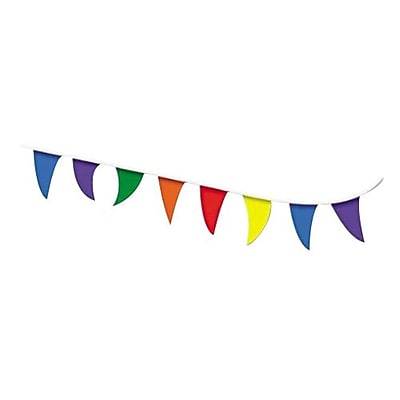 Cosco Strung Flags Pennant (8 ct)(multicolor)