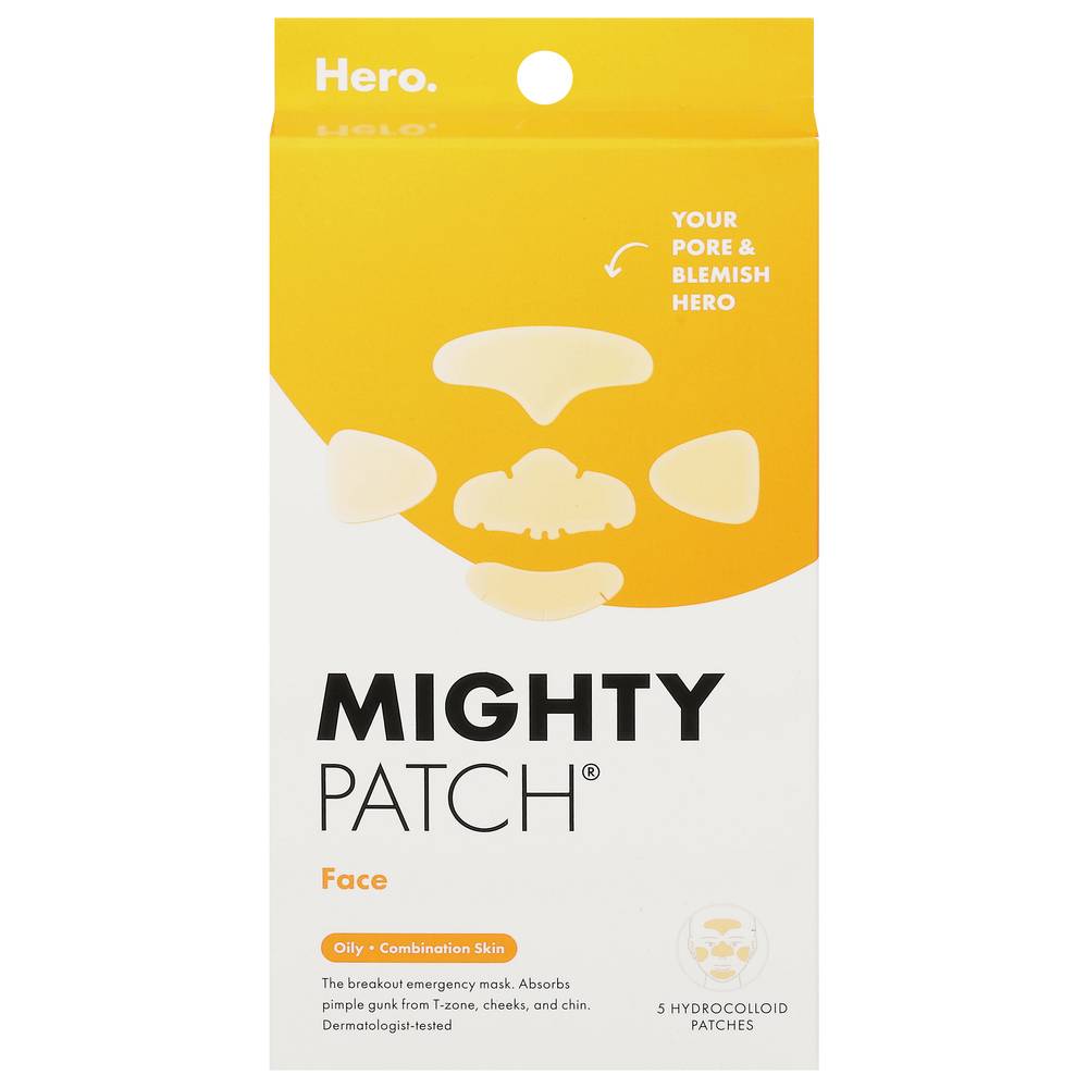 Hero Cosmetics Mighty Face Patches( 5 Ct)