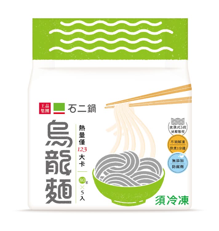 石二鍋123烏龍麵 <80g克 x 5 x 1Bag包>