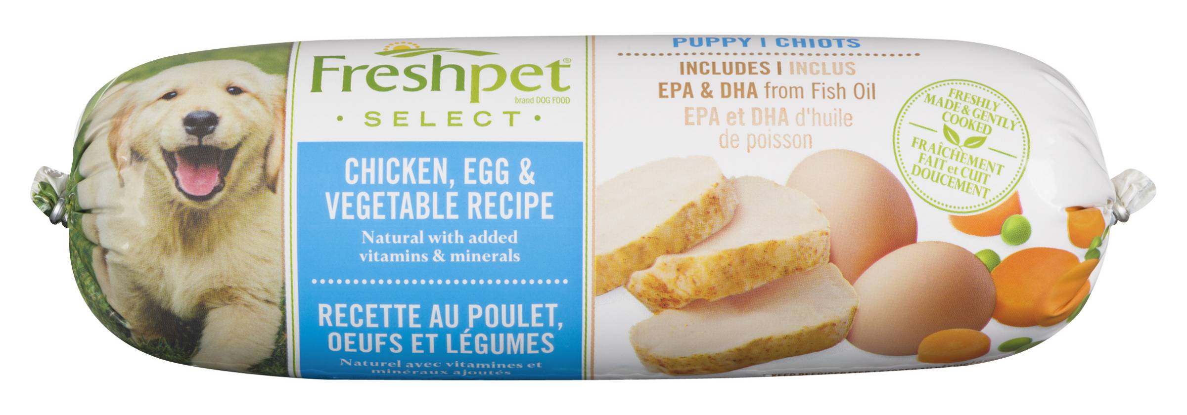 Freshpet Tender Chicken With Vegetables and Eggs Puppy Food (680 g)