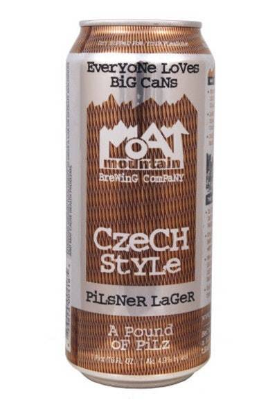 Moat Mountain Brewery Czexk Style Pilsner (4x 16oz bottles)