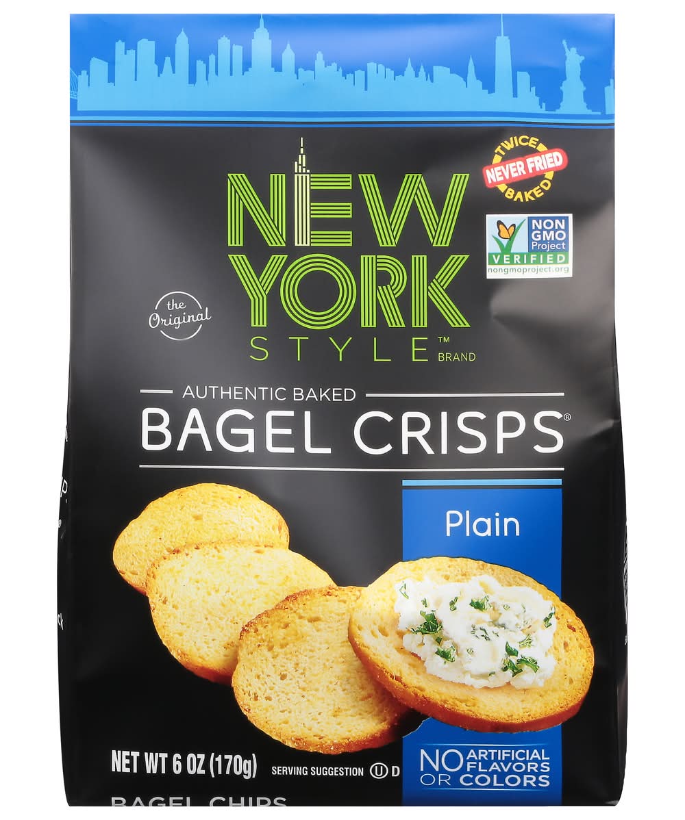 New York Style Plain Bagel Crisps (6 oz)