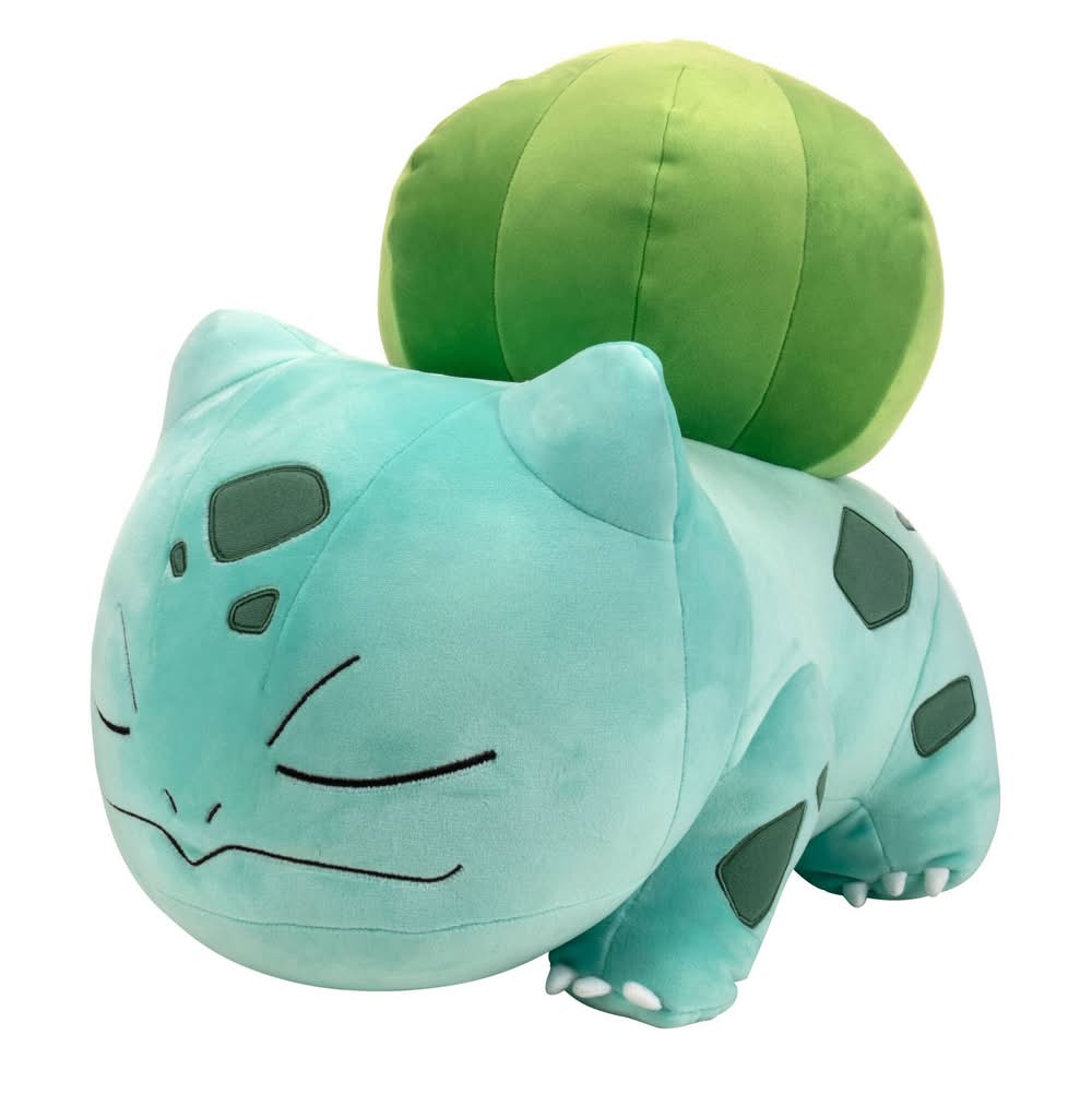 Pokémon Bulbasaur Sleeping Kids Plush Buddy, 18 in