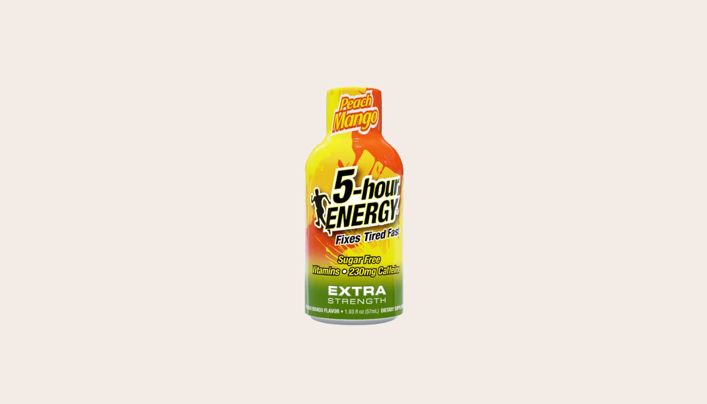 Five Hour Energy Peach Mango Extra Strength 1.93oz