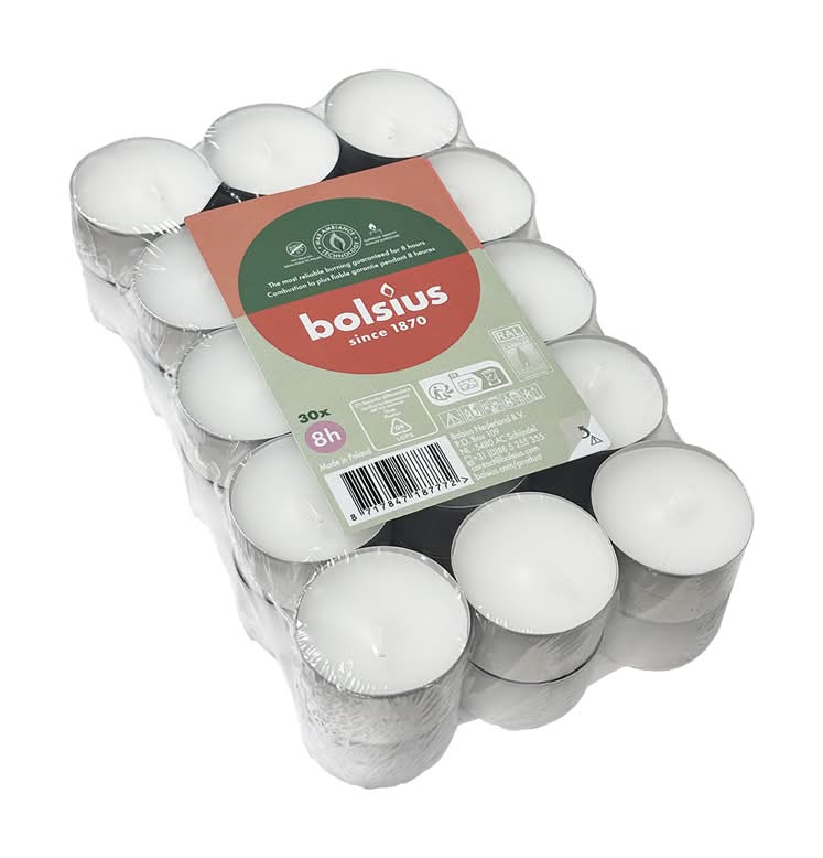 Bolsius Chauffe-Plat 8 Hres - Bolsius Tealights 8 Hours