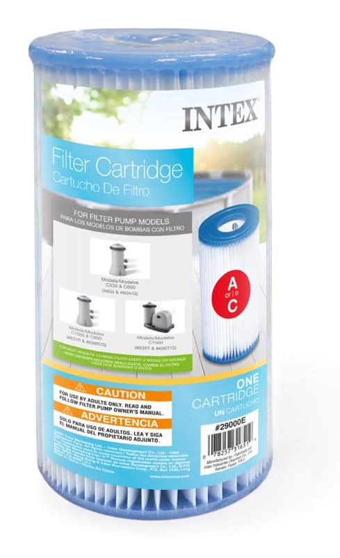 Intex Krystal Clear Pool Filter 4.25 In. W X 8 In. L