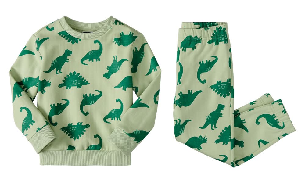 Lily & Dan Toddler Sweat Set - Green XS