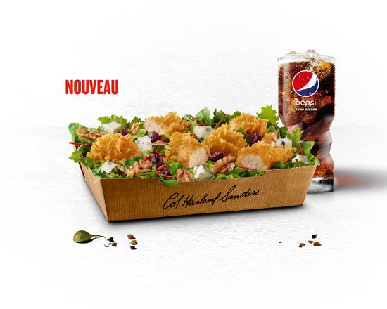 Menu Salade Boost Fourme d'Ambert Tenders