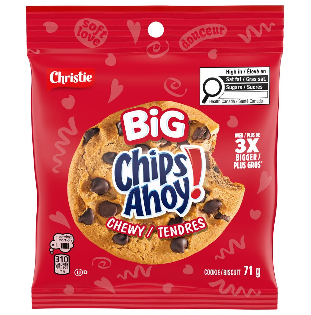 Chips Ahoy! Big Chewy Cookies, Chocolate Chip (0.07 kg)