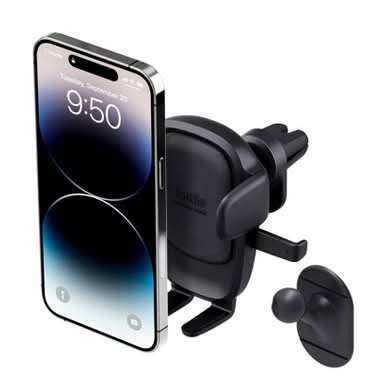 iOttie Easy One Touch 6 Universal Air Vent & Flush Mount For Mobile Phones, Black